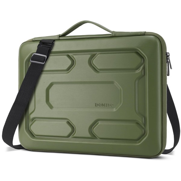 DOMISO 15.6 inch Laptop Sleeve Shoulder Bag Shockproof Computer Bag