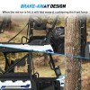 Nilight UTV Side Mirrors Offroad Rear View Mirrors Aluminum 2