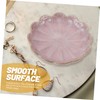 iplusmile 2pcs Flower Shape Ceramic Jewelry Tray Elegant Ring Display