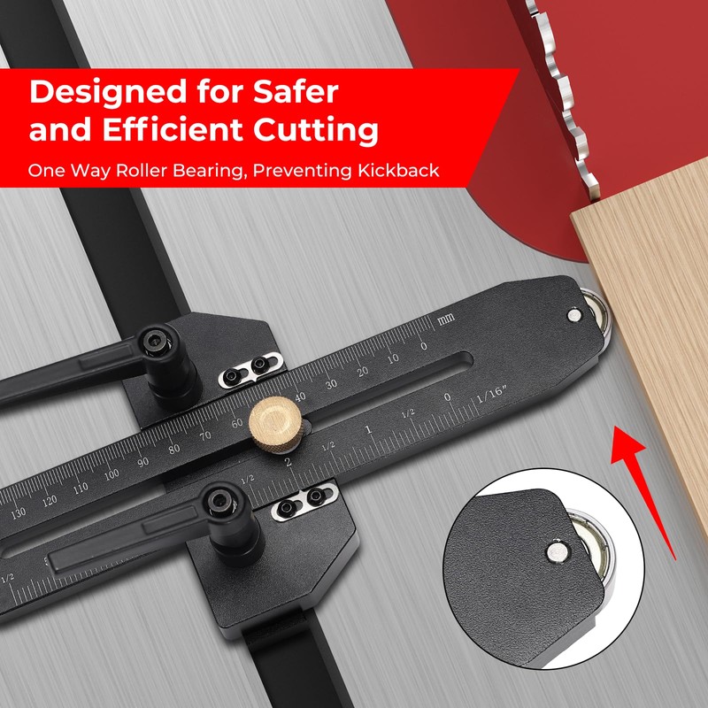 Thin Rip Jig Table Saw Jig Guide, Upgraded Making Repetitive