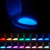 Chunace Toilet Bowl Night Light Motion Sensor, 16 Color Changing