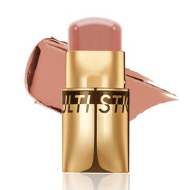 AFGHOUZ 3 In 1 Cream Blush Stick, Multi-Use Blush Makeup Stick For Cheek Eye And Lip, Face Blush Stick Lightweight Moisturizing, Blend Natural Blush