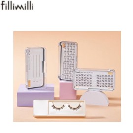FILLIMILLI Point Piece / No-Glue / Cutting Lashes 1ea, Type:06 Mellow Point (811mm Mix)(80P) - Point Piece Lashes