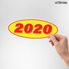 2020 Car Model Year Windshield Stickers | 14" x 5.5"