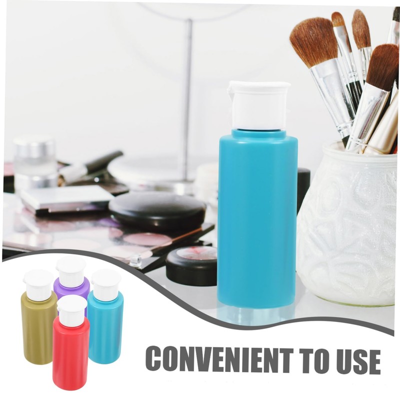 FOMIYES Travel Essential 4 Piece Dispensing Bottle Set Squeeze Bottles