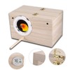 Jenngaoo Bird Breeding Box, Wooden Bird House with Rest Area,