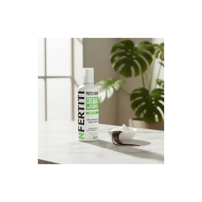 Nefertiti Crema Para Peinar Cabello Liso 300ml