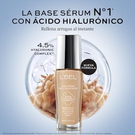 L'BEL - Base serum con ácido hialurónico Solutions Pro-Hialuron 30ml - Capuccino 310-C