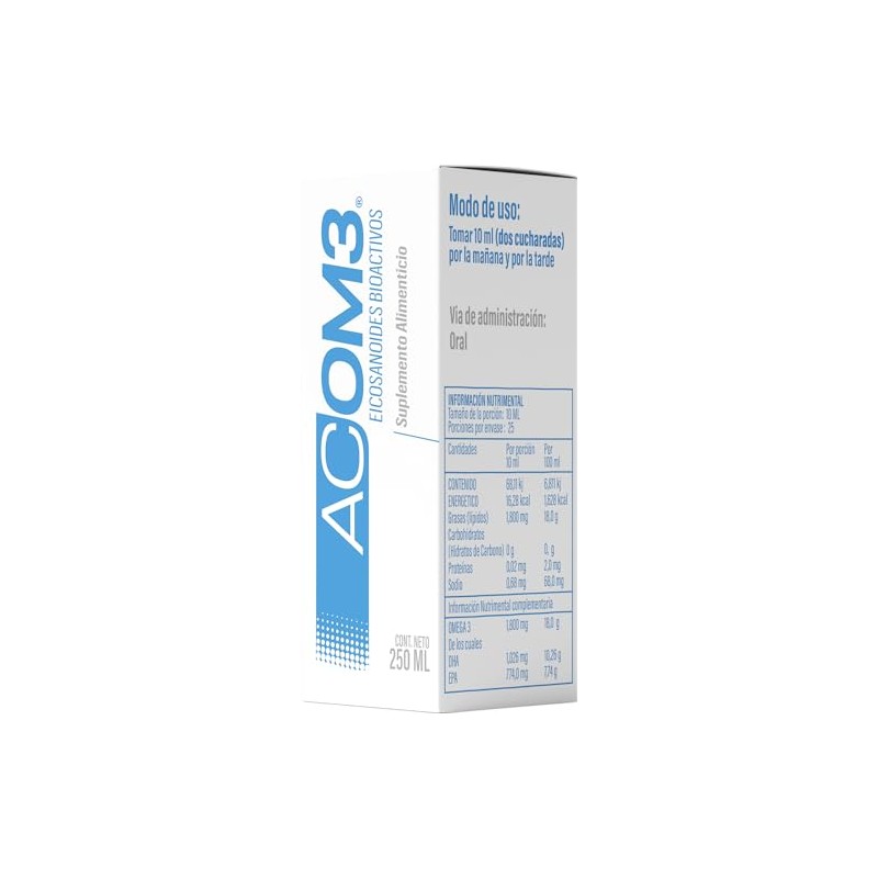 Omega 3 Liposomal Eicosanoides Bioactivos ACOM 3 250 ml