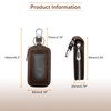 HARFINGTON Car Key Fob Case Leather RFID Smart Key Chain