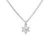 Amaxer Dainty Star of David Hebrew Chai Symbol Necklace for