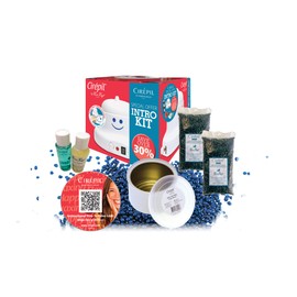 Cirepil - Waxing Kit - Introduction Waxing Kit - Heater, Blue wax Beads, Pre & Post products & an Empty Tin - The Best Temperature for your Cirepil Wax