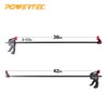 POWERTEC 71597 36 Inch Bar Clamps with Spreader, Trigger Clamps