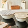 INYOWAKI 100% Pure Linen Bowl Covers For Bread Proofing, 4