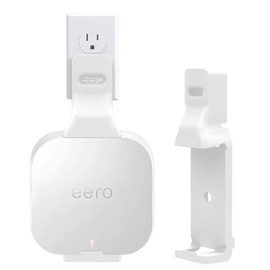 Wall Mount Holder for eero Pro 6e & eero Pro 6 Mesh Wi-Fi System, Outlet Mounting Brackets Compatible with eero Pro 6/ 6E Mesh Wi-Fi Router