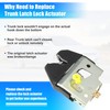X AUTOHAUX Car Rear Tailgate Latch Actuator Rear Trunk Door