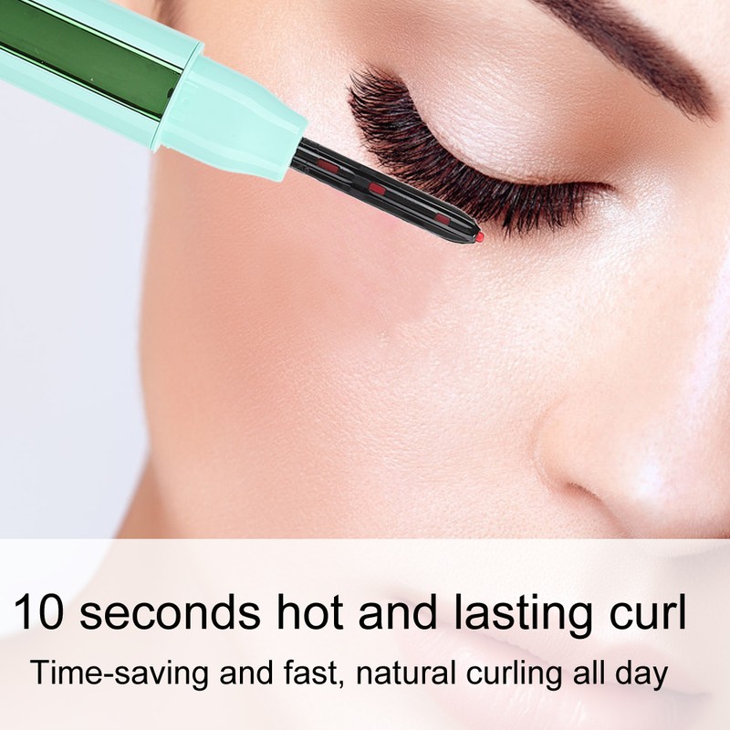 Eyelash Curler Natural Electric Eyelash Curler Fast Heating Long Lasting