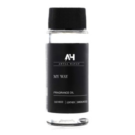 Hotel Scents My Way 50mL Essential Oil Scent Diffusers - Antal Hayat - Home Luxury Scents - Lemon, Comforting Sandalwood, Warm Cedarwood & Pretty Iris - Diffuser Oil Blends for Aromatherapy