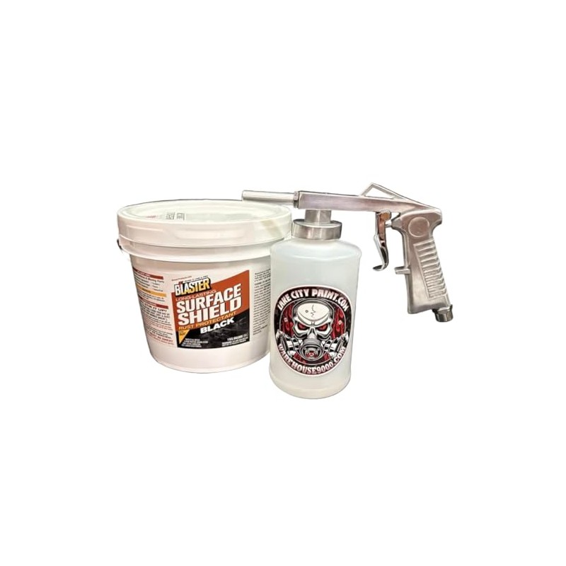 Gallon Black PB Blaster Surface Shield, Standard Undercoating Spray Gun,