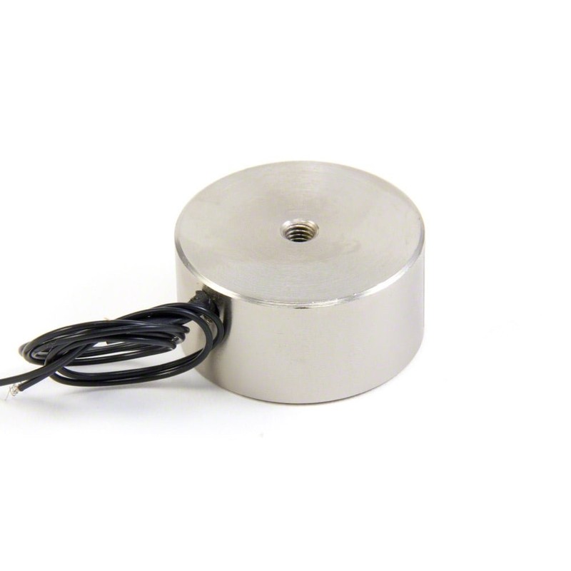 Electromagnet with M5 Mounting Hole for Door and Hatch Mechanisms,
