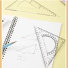 Triangle Ruler Square Set, 30/60 and 45/90 Degrees, Set of