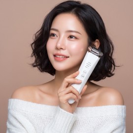 펄케어 뷰티디바이스 얼굴마사지기 피부관리기 고주파 화이트진 갈바닉 Pearlcare Beauty Device Facial Massager Skin Care Device High-Frequency White Jin Galvanic, 펄케어 뷰티디바이스 얼굴마사지기 피부관리기 고주파 화이트진 갈바닉, PL-GM6, 흰색