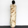 Burritos Tortilla Blanket Giant Round Beach Blanket Soft Comfortable Novelty