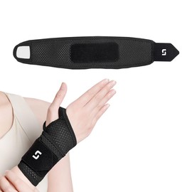 WHYCNJL Pack of 1 Fitness Wrist Bandages for Right / Left, Wrist Support for Men and Women for Tendonitis, Compression Wrist Guards for Weight Sports