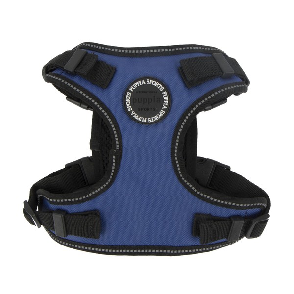 Puppia PLRA-HF9323 Black Trek Safety Harness F Pet-Vest-Harnesses