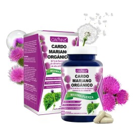 Gwynne Cardo Mariano Orgánico Cápsulas,silymarin Milk Thistle 30:1 Extracto,apoyo A La Desintoxicación Y Reparación Del Hígado,apoyo A Los Antioxidant