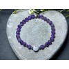 Majas Perlen Amethyst Armband Perlen echt 6mm Lebensbaum H√§matit Silber