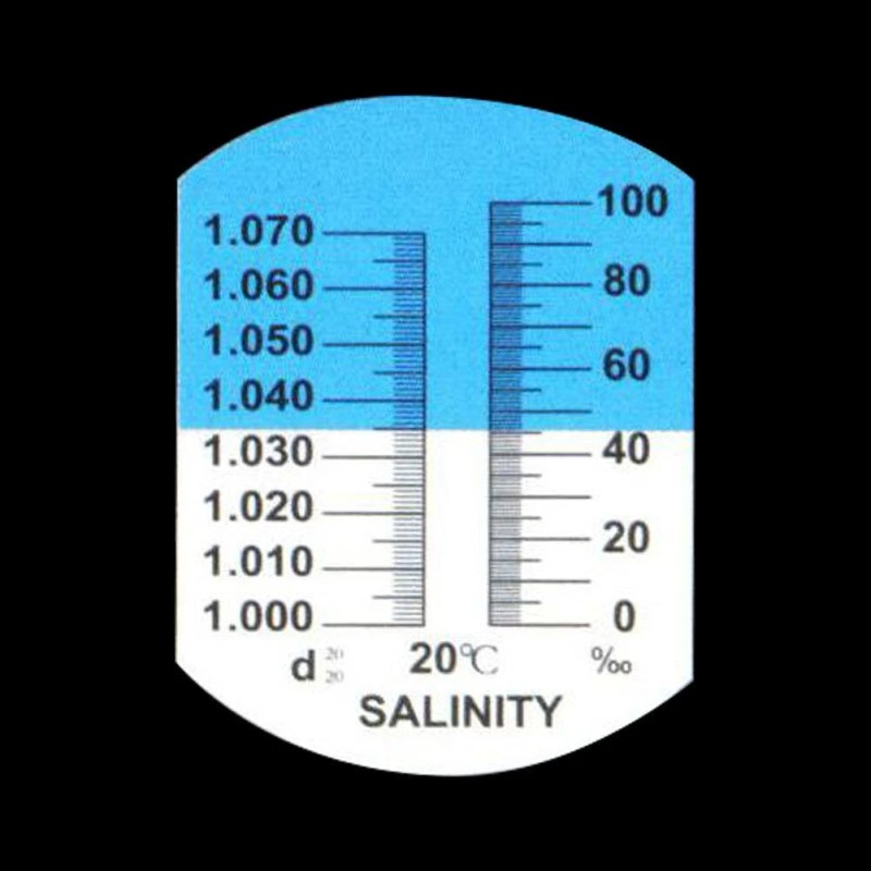 Unbranded Adjustable 0-100‰ Salinity Refractometer Aquarium Seawater Salt Water Tester+ATC
