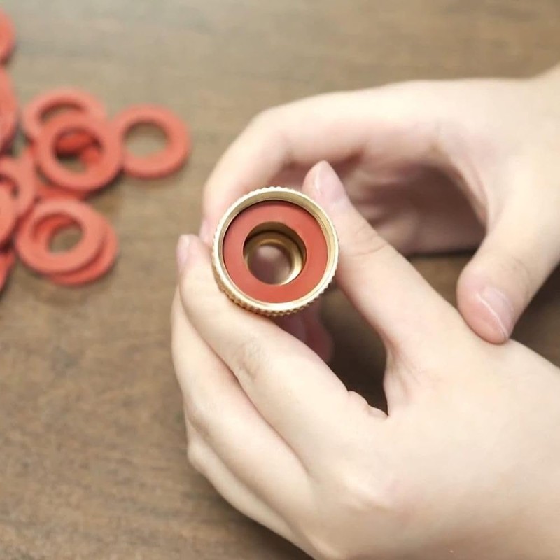 20 Pack Garden Hose Washers – 3/4 Inch Red Rubber