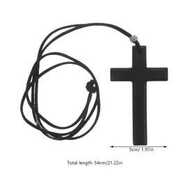 PACKOVE Cross Hanging Ornaments for Car Cross Car Charm Car Rear View Mirror Necklace Cross Car Mirror Hanger Car Interior Pendant Decoration Christian Car Accessories