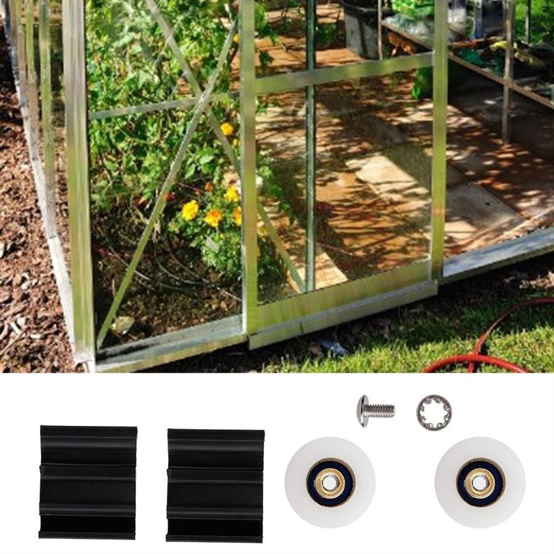 Fdit 22 mm Greenhouse Door Wheels Halls Door Wheel Replacement