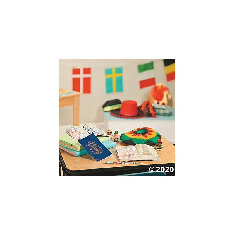 Passport Sticker Book for Kids (Set of 12 Books) Includes