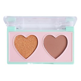 Kimchi Chic, Duo de sombras para ojos Spinning Hearts (12 Cafecito)