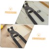 BUGUUYO Multi Functional Leather Hole Puncher with Teeth Carbon Steel