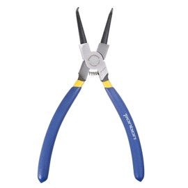 HARFINGTON Snap Ring Plier 9" Internal Circlip Pliers with 0.08" Bent Jaw Tip for Ring Remove Retaining Pliers, Blue