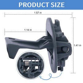 W11457841 Washer Lid Strike Compatible with Whirlpool Maytag&Kenmore Washer Parts, Replaces W11091027 AP6987306 EAP16218028 4959179 PS16218028-2 Pcs