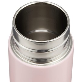 Ogura Pottery Stainless Steel Slim Bottle Pink R Initial 303282