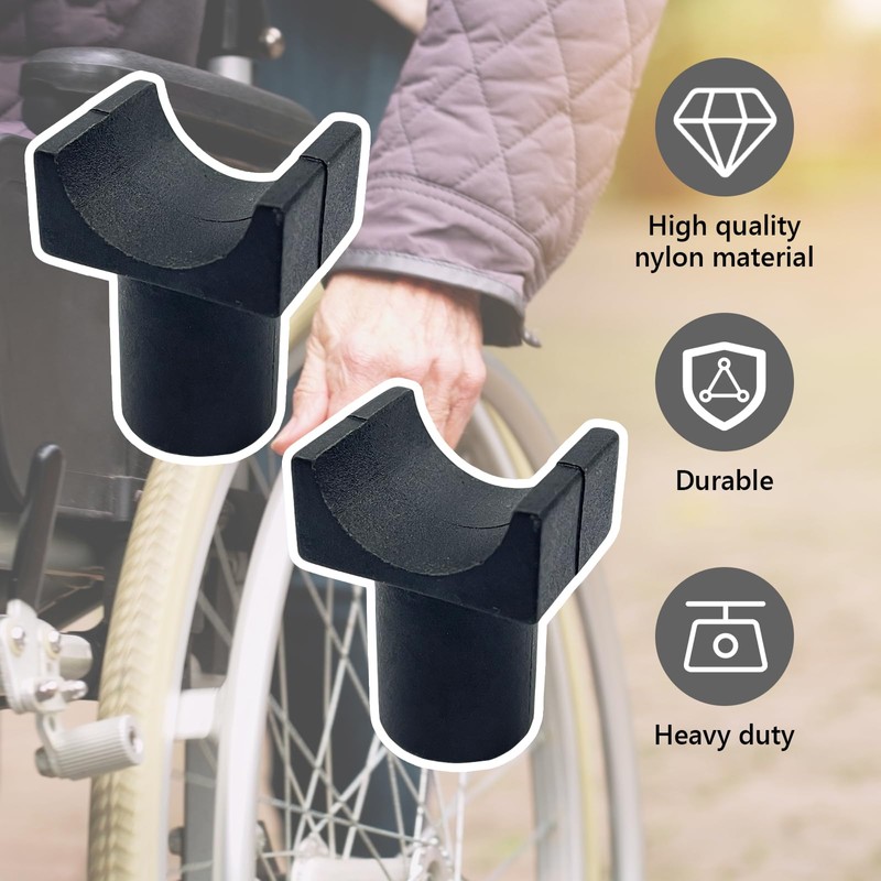 Wheelchair Seat Rail Guide Fits 7/8 Inch Tubing - Transport
