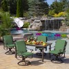 Arden Selections Outdoor Midback Chair Cushion, 18 x 16.5, Water