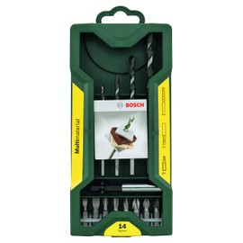Bosch Home and Garden 14-Piece Mini X-Line Universal Drill Bit Set