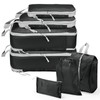 Compression Packing Cubes,Travel Storage Bag, Travel Packing Essentials for Suitcase