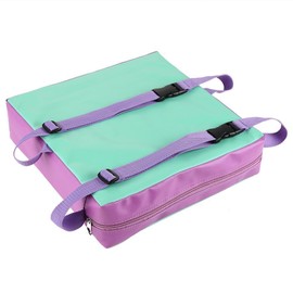 Baby Dinning Booster Seats, Lance Synthetic Leather Toddler Infant Harness Cushion HighChair Booster Seat Bag Travel Storage Chair (Green)