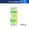 Hegebeck Small Cylindrical Bubble Spirit Level Vials 8×23mm/0.3×0.9 Inch PMMA