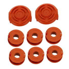 Mipcase 3 Sets Mowing Trimmer Rope Durable Replacement Line for String Trimmers Includes Mower Lines Caps Flexible Reliable Grass Cutting Accessories