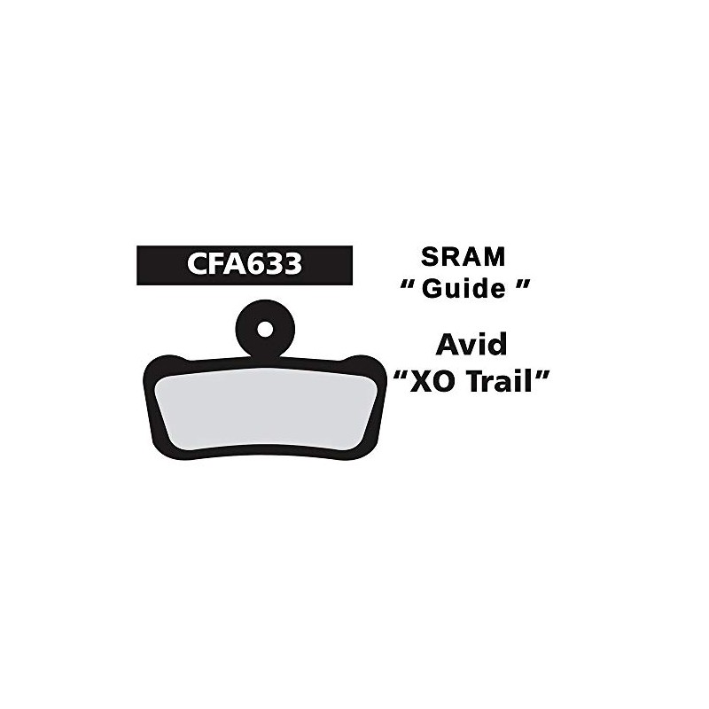 EBC SRAM Guide/Avid XO Trail Pads Disc Brake Pads, Green