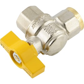 Fitting Parts Angle Ball Valves DVGW Tested (PN 5/MOP 5) EN 331 Natural Gas, City Gas, LPG (Internal Thread, Rp 1/2 Inch)